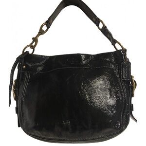 Coach vintage black  patent leather handbag
